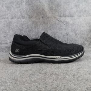 Skechers Shoes Men 9 Slip On Relaxed Fit Loafer Memory Foam Expected Gomel Black